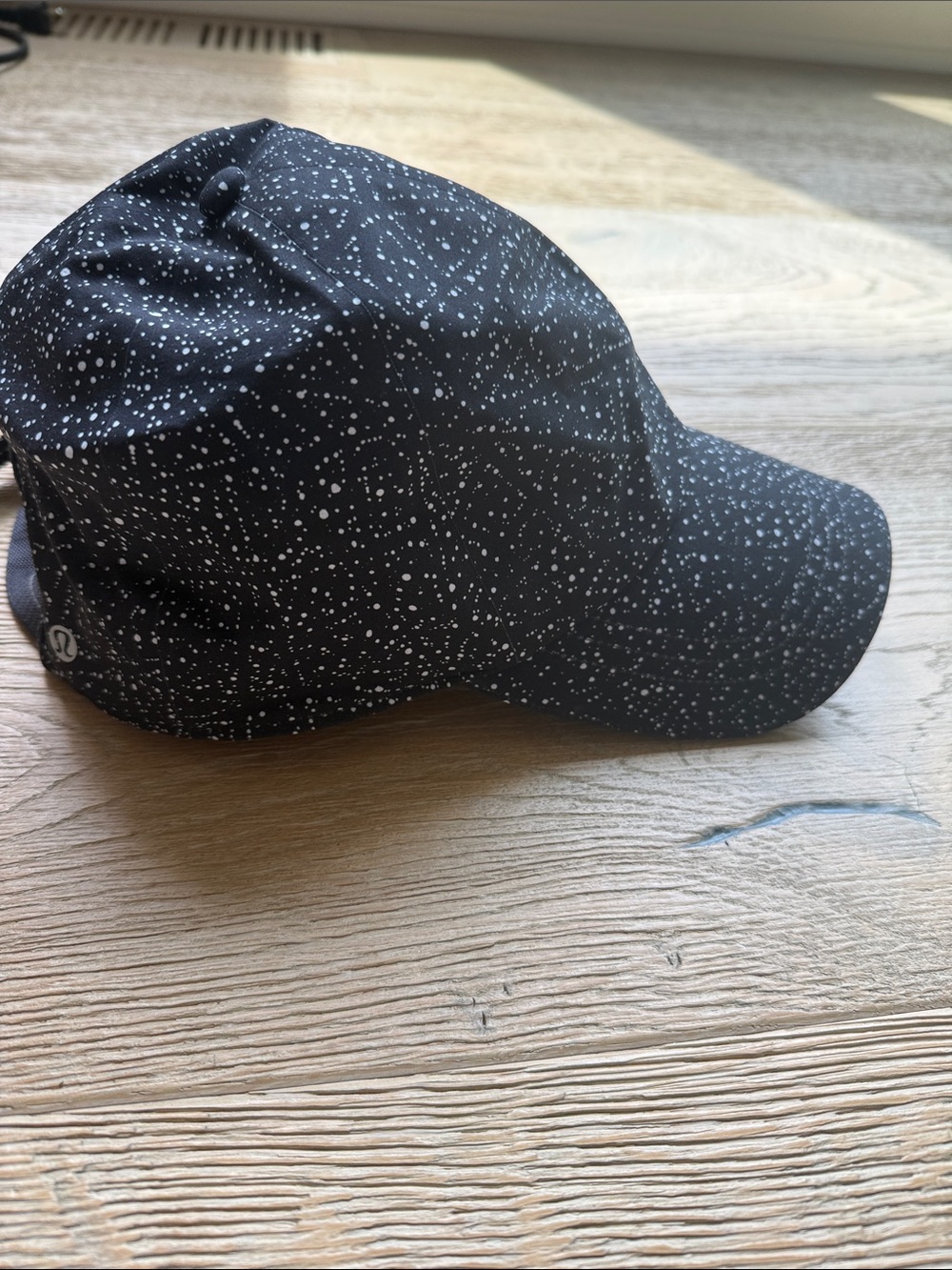 lululemon Black and White Speckled Adjustable Hat